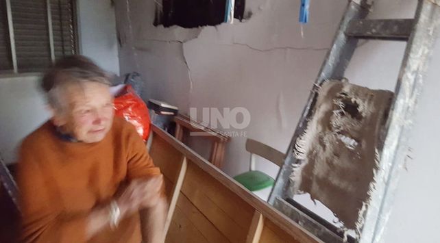 Norma, la vecina de 88 años que se quedó sin casa por el incendio