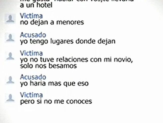 Este es el escalofriante chat del pedófilo con una nena en Facebook