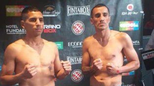 Franco Rodríguez y Dimas Garateguy superaron exitosamente el pesaje.&nbsp;