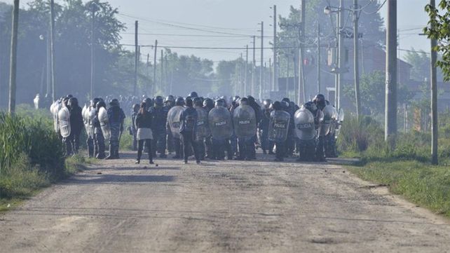 Desalojo de predios de Guernica