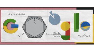 el doodle de Google en conmemoración por el día Pi