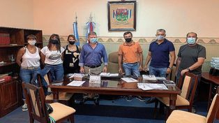 Integrantes de la comisión Arena de la Femar definieron detalles en María Grande.&nbsp;