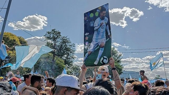 En Santo Tomé se festejó con emoción el título de Argentina