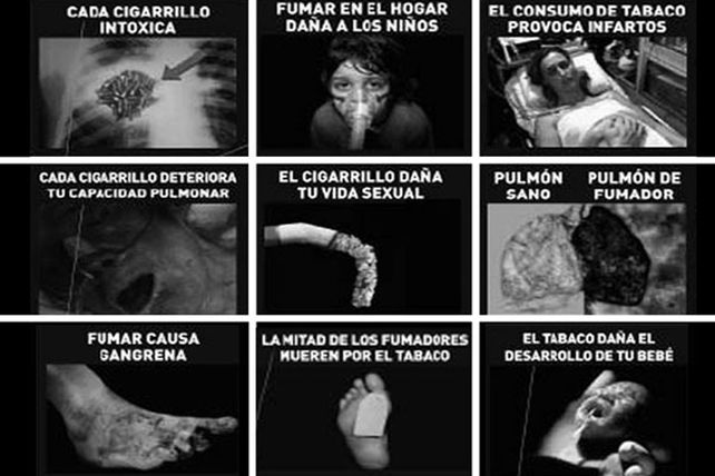 Para concientizar a los fumadores los atados de cigarrillos tendrán duras imágenes
