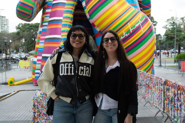 Damaris Montiel y Melina Carpio