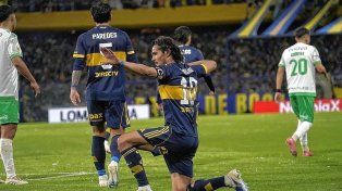 Boca venció a Banfield 2-0 con un gol de Edinson Cavani.