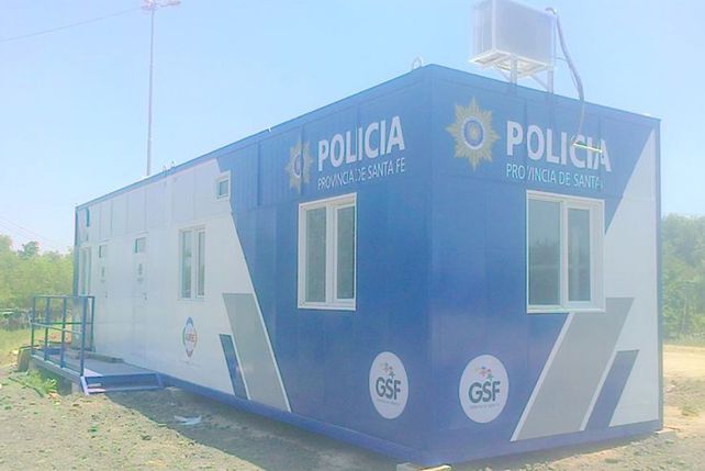 Flamante. La estructura fue puesta a punto en los últimos días y será un emplazamiento policial definitivo.