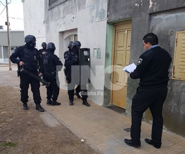 El procedimiento fue realizado en una vivienda de Entre Ríos al 3700
