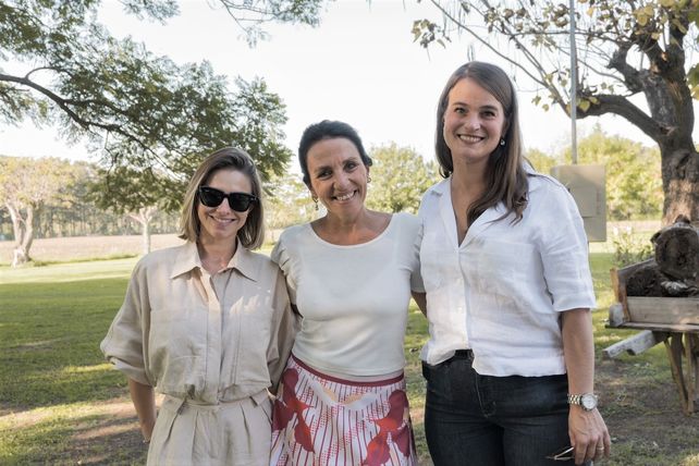 Jesica Romano, Anabel Borrel y Cecilia Trabattoni