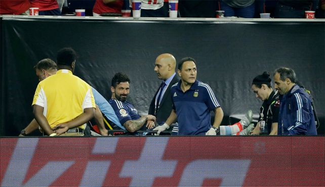 Lavezzi salió lesionado pero anhela llegar a la final de la Copa América.