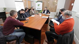 En una audiencia Bahl y Richard dialogaron sobre las obras que se comenzar&aacute;n a ejecutar.