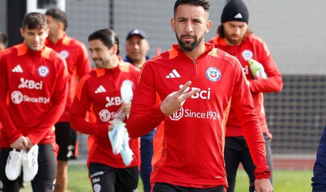El seleccionado se movió en Santiago de Chile.