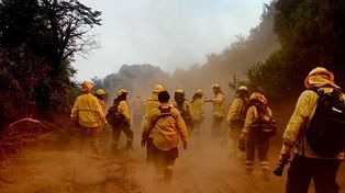 Tras 10 días de lucha contra el fuego en Chubut, volvieron los brigadistas santafesinos