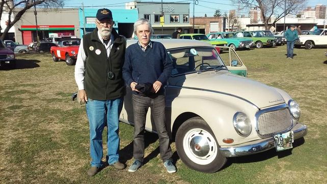 Ramón Sueiras y Julio Jové, piloto y navegante, respectivamente.