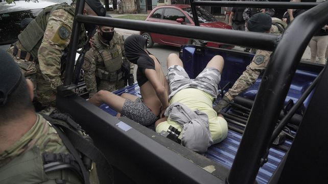 Lucho Cantero fue detenido en un allanamiento realizado este martes en barrio Las Flores.