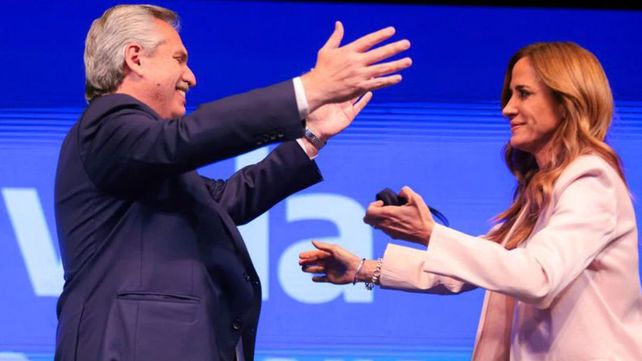 El presidente de la Nación y la flamante ministra de Desarrollo Social