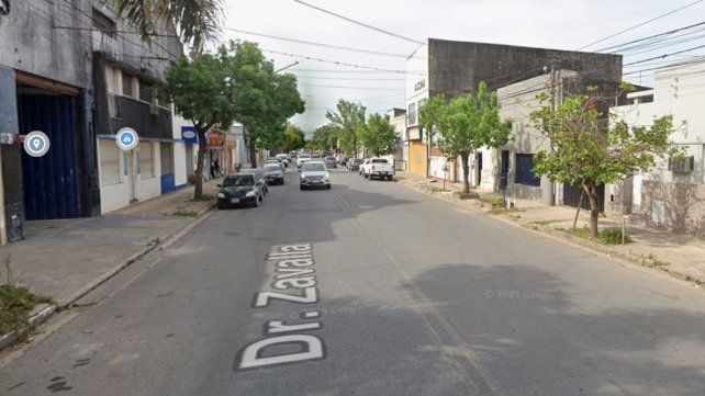 La zona donde sucedió el robo