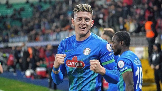 Adolfo Gaich sigue afilado y este lunes marcó dos goles en la Superliga de Turquía.