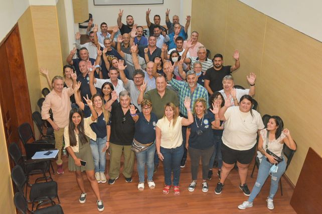 Se encontraron en Rosario representantes sindicales de toda la provincia.