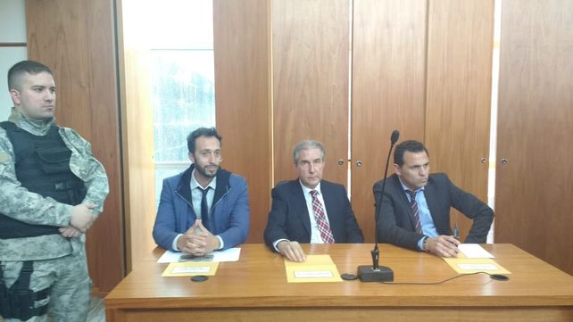 Algunos de los abogados de Los Monos. La fiscal de Cámaras había pedido que los multaran.