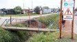 Avanza la construcción de los puentes peatonales sobre Avenida Aristóbulo del Valle
