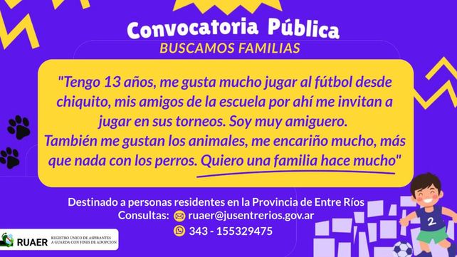 El Registro Único de Aspirantes a Guardas con fines Adoptivos (RUAER)