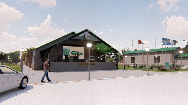 Presentaron la segunda etapa de mejoras en el Paseo de la Estación de Roldán