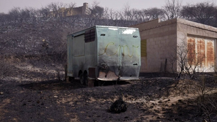 Incendios forestales en San Luis y Córdoba por la sequía y el viento intenso