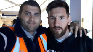 Messi llegó al país y fue directo al entrenamiento en Ezeiza