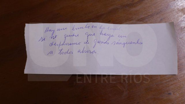 Amenaza de bomba en escuela Juan B. Terán.