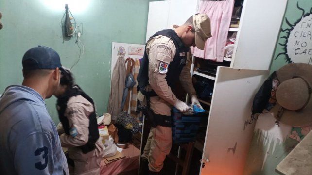 Efectivos de Prefectura llevaron adelante los allanamientos que permitieron desbaratar la organización que operaba en Concordia.