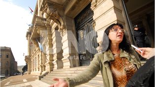 Impidieron ingresar a Norma Castaño a la Casa de Gobierno