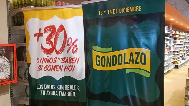 Gondolazo: arrancó una nueva edición de la movida solidaria en más de 70 supermercados de Rosario