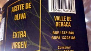 Tras un informe de control en Entre Ríos, Anmat prohibió dos aceites