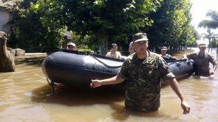 Hallaron muerto al albañil que estaba desaparecido en La Emilia tras el temporal