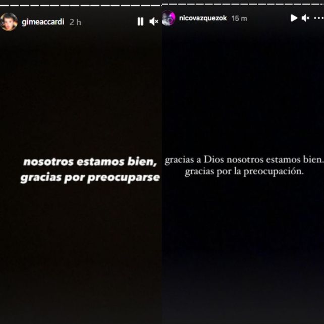 Derrumbe en Miami: cómo Nico Vázquez y Gimena Accardi escaparon de la tragedia