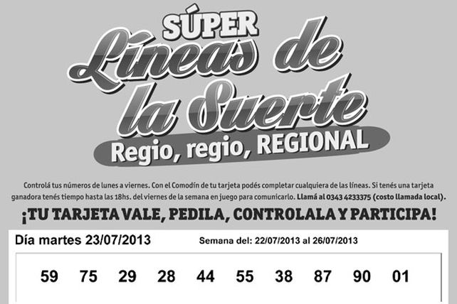 Seguí jugando con las Súper Líneas de las Suerte