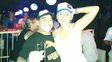 La pareja se mostró divertida en un boliche del oeste bonaerense.