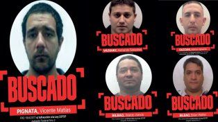Los cinco delincuentes a quienes se le subieron los montos de recompensa