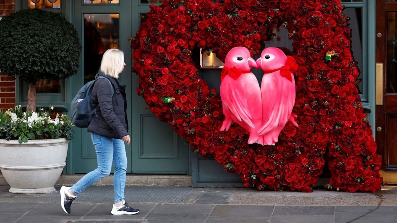 Las imágenes del Día de San Valentín por el mundo