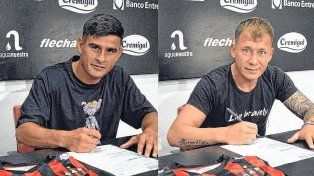 Ambos jugadores firmaron este martes con Patronato.
