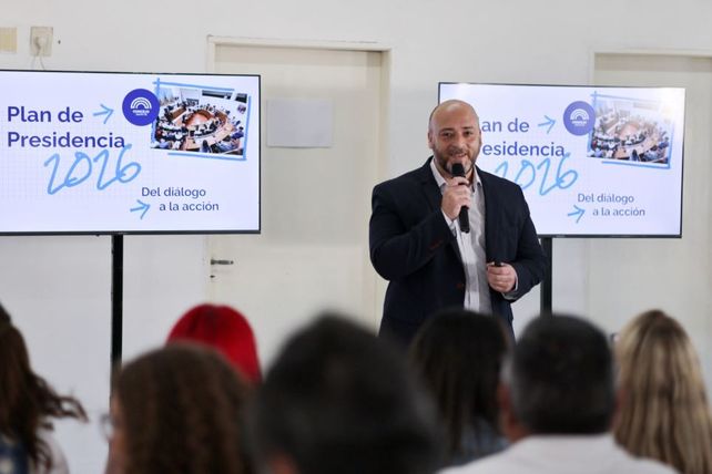 Checho Basile presentó el plan de la presidencia 2026 del Concejo Municipal