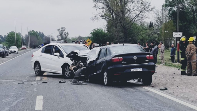 El accidente se produjo a la altura del kilómetro 6 de la ruta nacional 34.