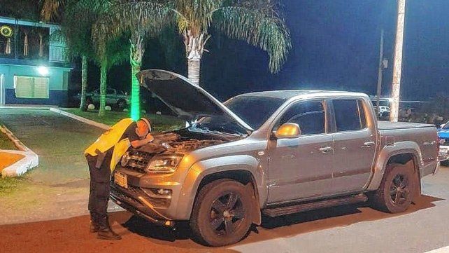 La camioneta tenía un pedido de secuestro con vigencia del pasado 31 de octubre.