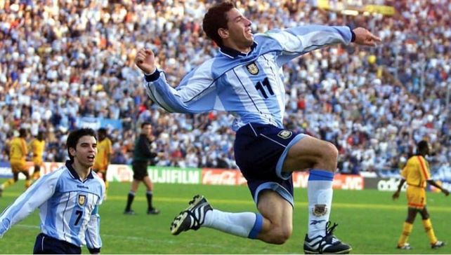 Maxi Rodríguez fue campeón sub 20 en Argentina 2001.