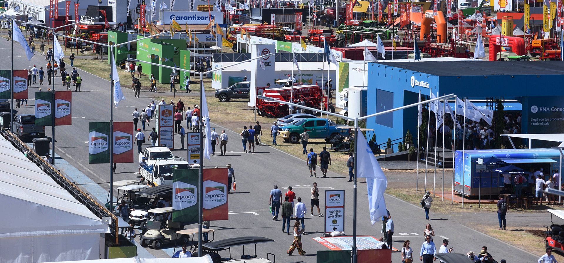 La ciudad de los negocios en pleno campo de la Pampa Húmeda.