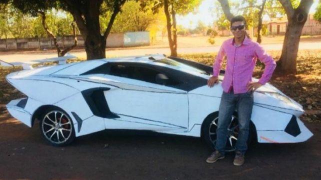 Lamborguno: Parece un Lamborghini pero es un Fiat Uno
