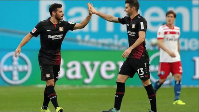 Gran debut del Pipa Alario en Bayer Leverkusen