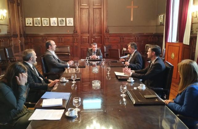 La reunión del Intendente santafesino con autoridades de la Cámara&nbsp;Nacional Electoral