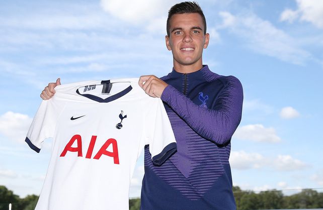 Lo Celso fue presentado como refuerzo de Tottenham